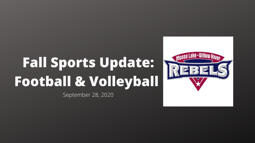 Fall Sports Update: 9/28/20