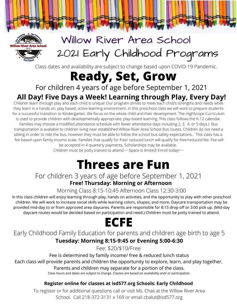 Early Childhood Programs