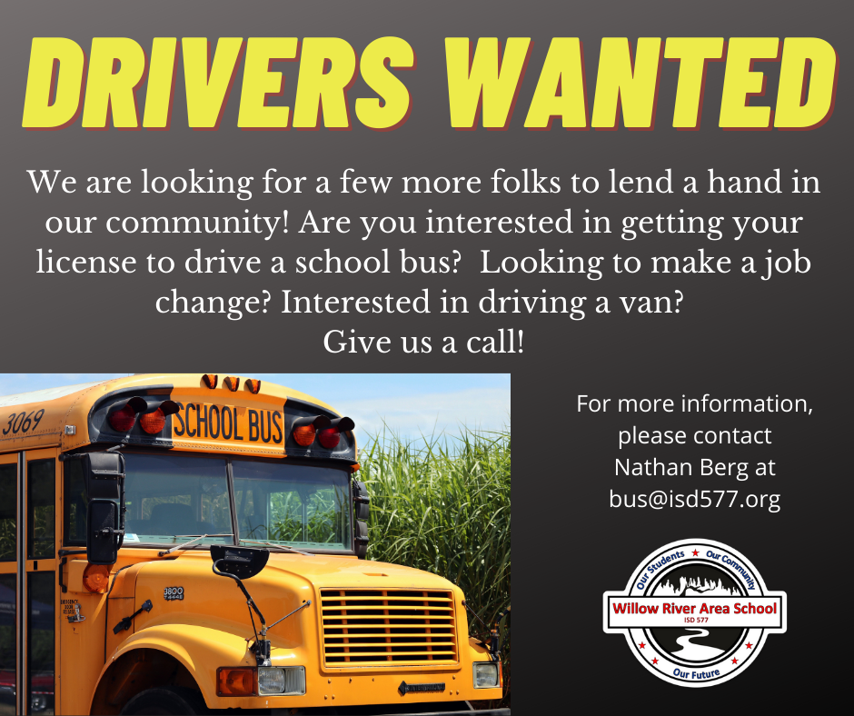 Drivers Wanted